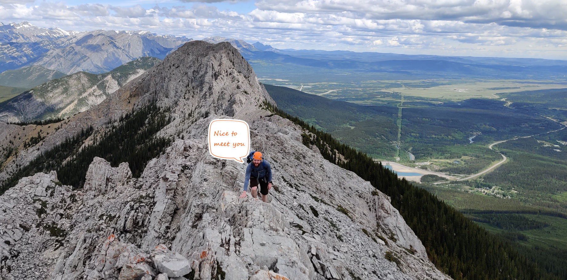 Christian on Mount Baldy