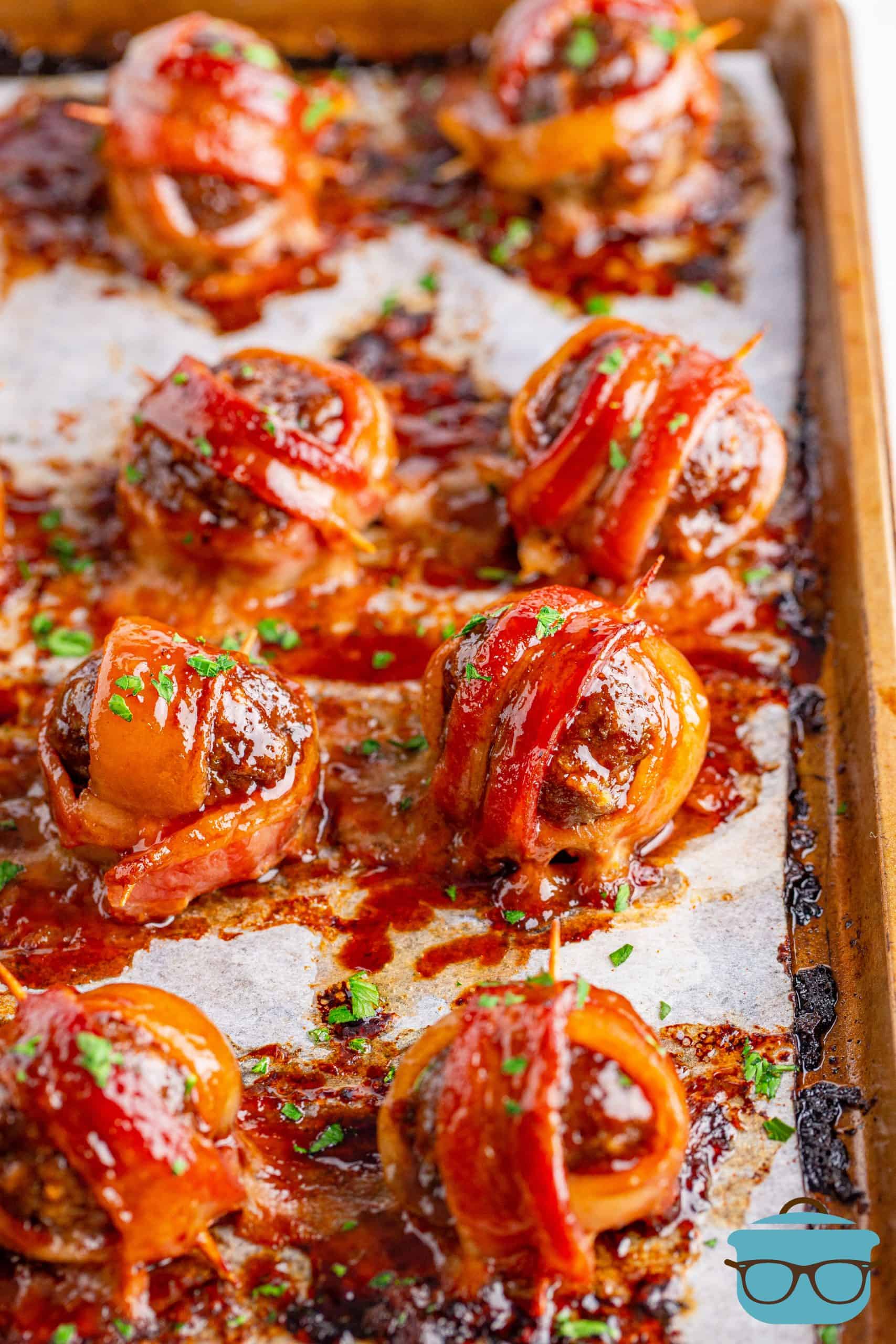 Bacon-Wrapped Meatballs