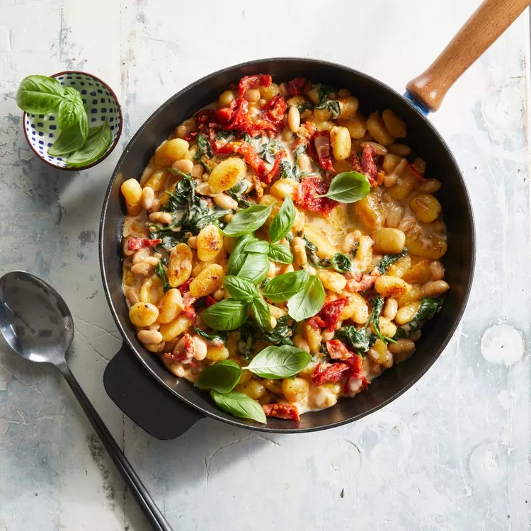 White Bean & Sun-Dried Tomato Gnocci